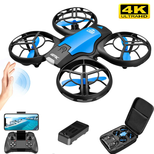 V8 New Mini 4K HD 1080P Wide - Angle WiFi FPV RC Drone with Height - Keep Function Ideal Kids Toys 4DRC