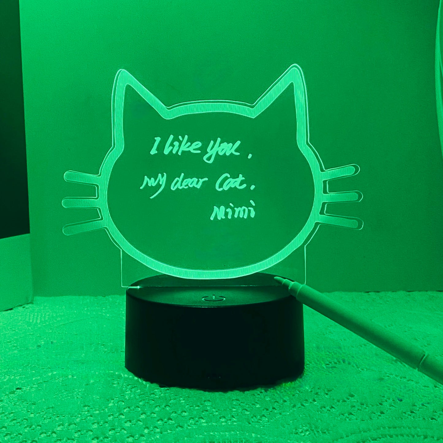 1pc DIY message board night light, USB table light, companion sleeping light, Thanksgiving, birthday gift table light for friend