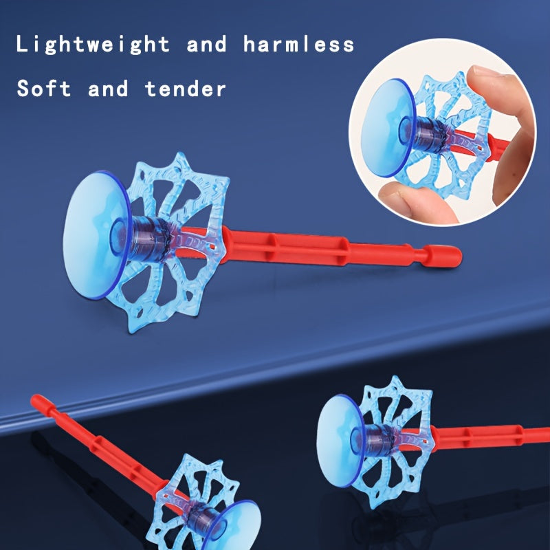 Spider Web Launcher Gloves - Red & Blue Hero Toy for Youngsters & Adults, Fun Interactive Party Game, Durable ABS Material, Perfect for Halloween & Christmas Gifts