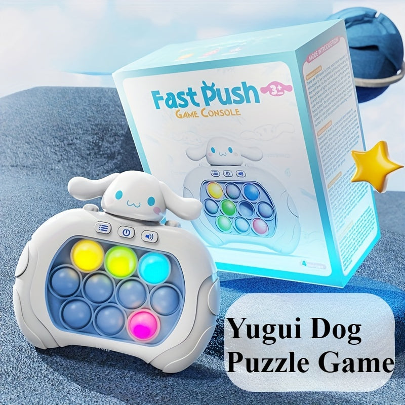 Sanrio Kuromi Speed Push Game Machine Rodent Pioneer Challenge Sanrio Press to Play Thinking Training Relax Toy