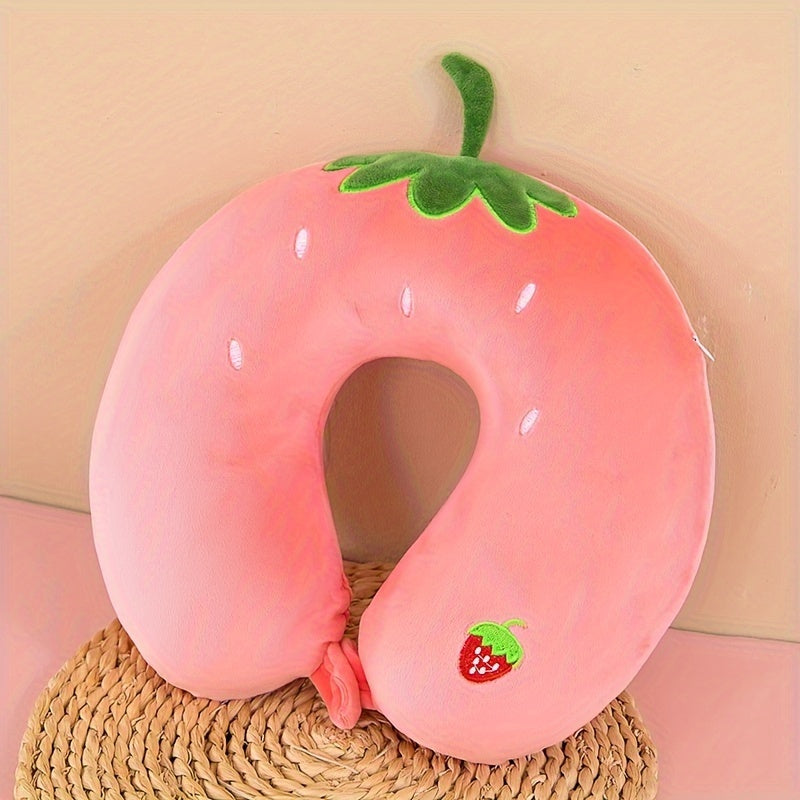 [Cat Shaped Memory Sponge Pillow] Soft Cat Shaped Memory Foam U-Shaped Neck Pillow - Slow Rebound Support for Aircraft And Car Travel - Snap, Machine Washable, Travel Pillow, Camping Pillow