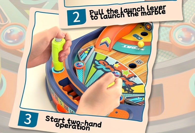 Multi-Game Motion Marble Desktop Game, Colorful, Attracting Youngsters' Attention, a Competition Against Multiple People for Higher Points, Making the Game Focused on The Table